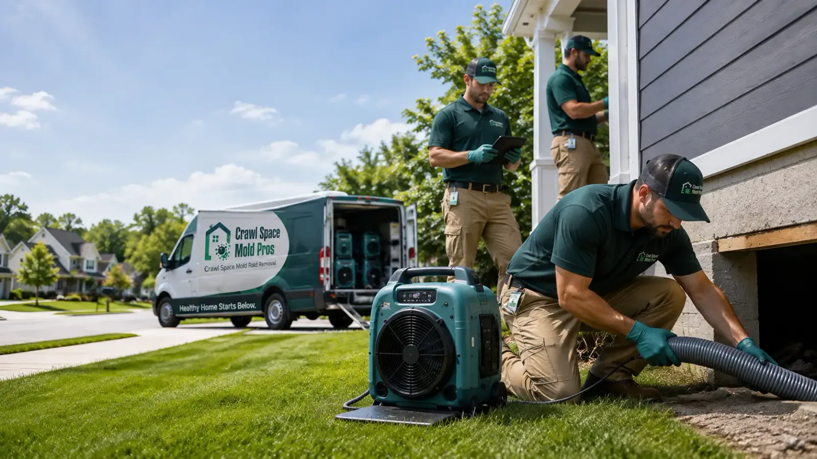 Crawl Space Mold Removal in Waynetown, IN